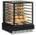 VITRINE ESTUFA QUENTE LINHA GOURMET ELEGANCE CONVENIENCIA 0,70M 220V MGEE 070 C/ 16 CUBAS 