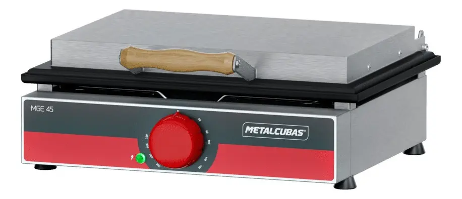Sanduicheira Elétrica Mge 45 Chapa Lisa Metalcubas